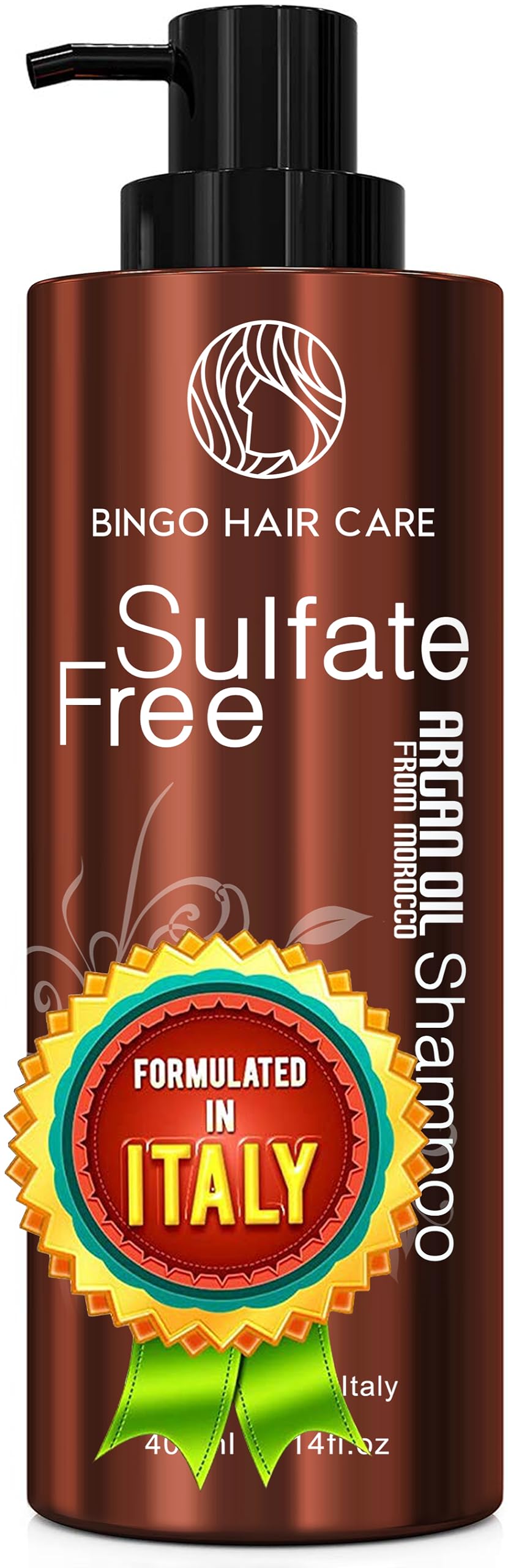 BINGO HAIR CARE front bottle showing label and sulfate-free benefit