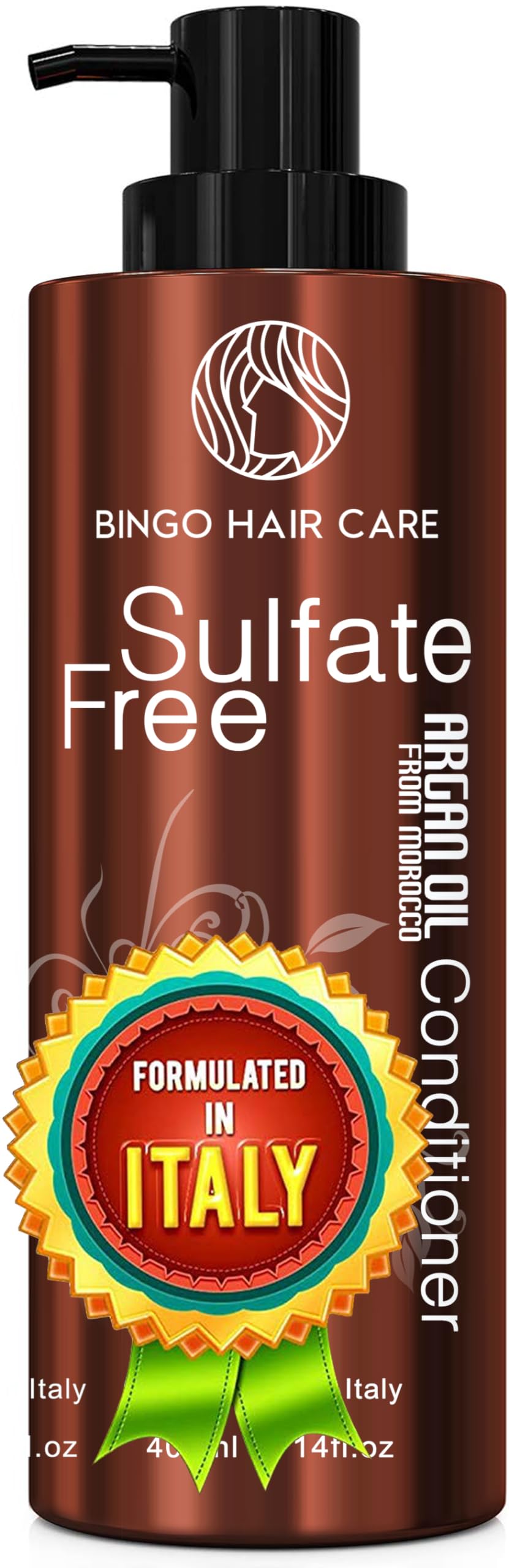 BINGO HAIR CARE front bottle showing label and benefits