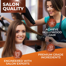 BINGO HAIR CARE label close-up showing ingredients and directions for safe, informed use