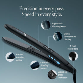 Bio Ionic creating soft waves with curved edges giving voluminous textured styles