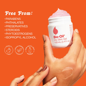 Bio-Oil being applied on forearm demonstrating smooth coverage and soothing effect