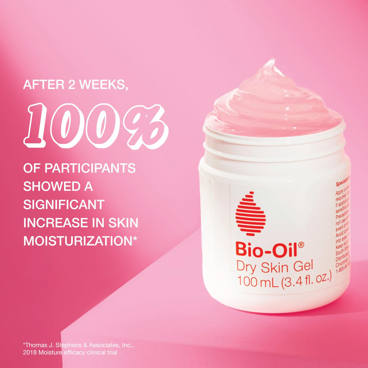 Bio-Oil travel-sized bottles in hand for size comparison and portability