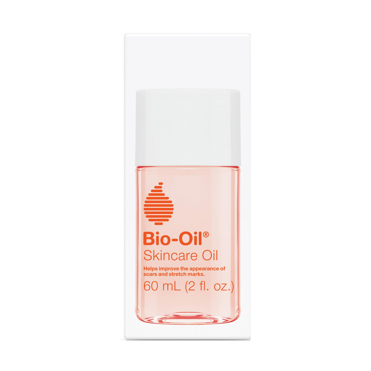Bio-Oil front packaging 2 oz showing compact travel-friendly bottle and clear label benefits