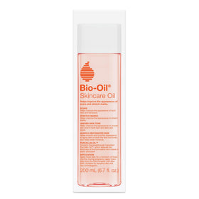 Bio-Oil front packaging showing 6.7 oz bottle and clear label benefits