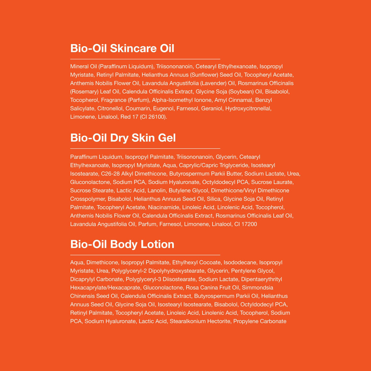 Bio-Oil products styled on bathroom shelf for daily skincare routine