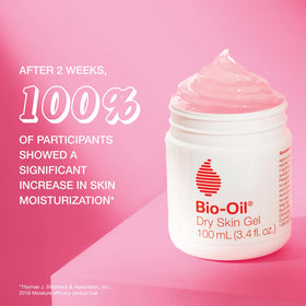 Bio-Oil oil applied to skin to reduce appearance of stretch marks