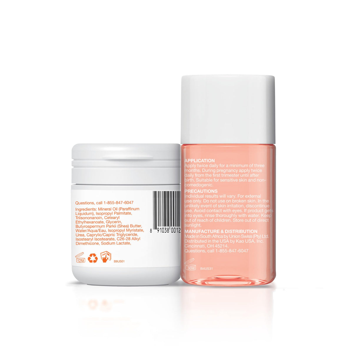 Bio-Oil recyclable packaging label emphasizing eco-friendly choice