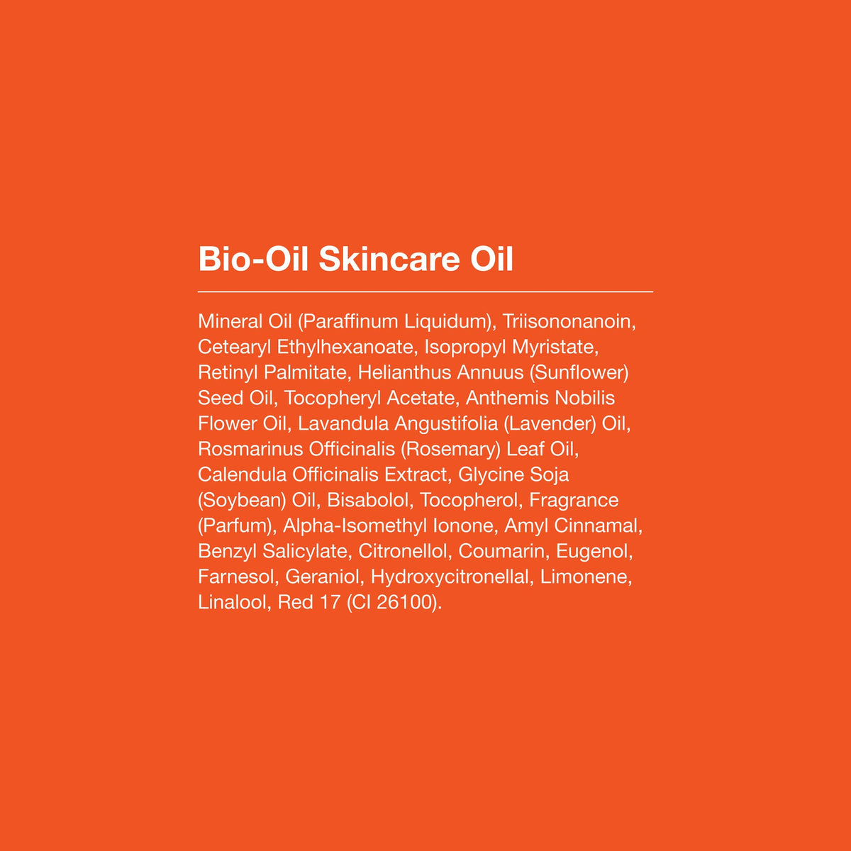 Bio-Oil shown in hand for size comparison to emphasize portable .85 oz bottle convenience