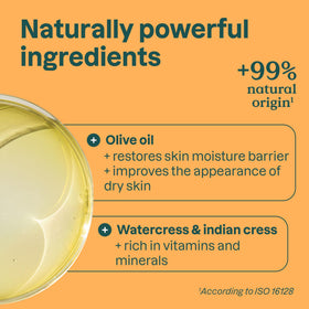 BIO SPECTRA ATTITUDE bar in hand producing foam, demonstrates easy lather and skin-softening action