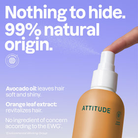 BIO SPECTRA ATTITUDE label close-up highlighting EWG Verified and vegan certification information