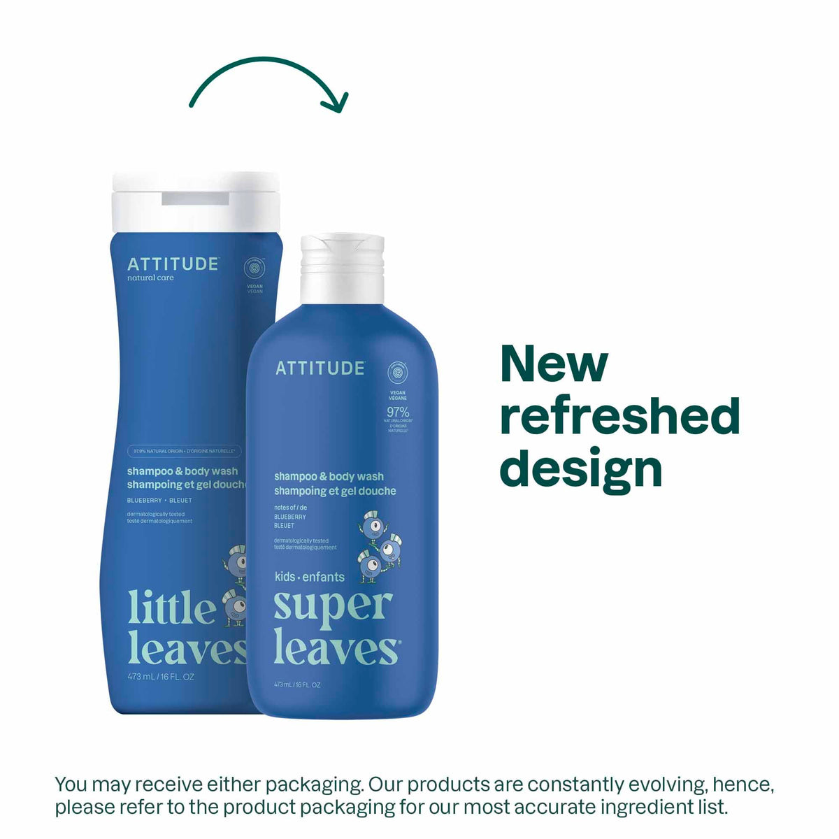 BIO SPECTRA ATTITUDE pump and label detail highlighting clean ingredients