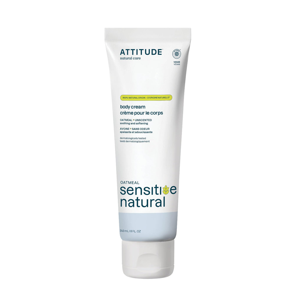 BIO SPECTRA ATTITUDE front bottle showing label and benefit of gentle hydration