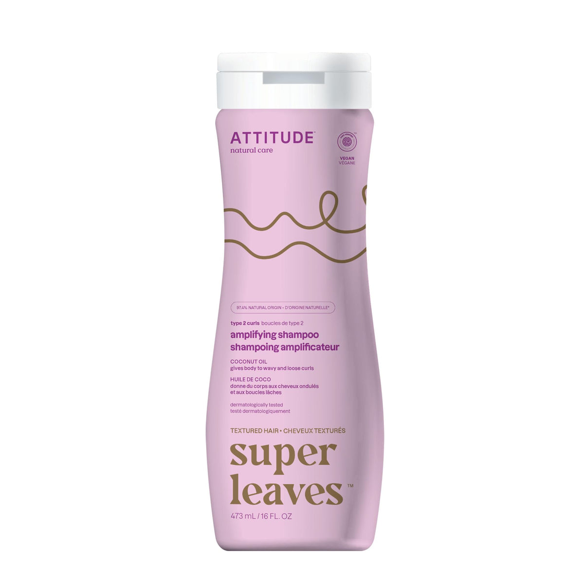 BIO SPECTRA ATTITUDE front bottle showing branding and coral cap benefits volume