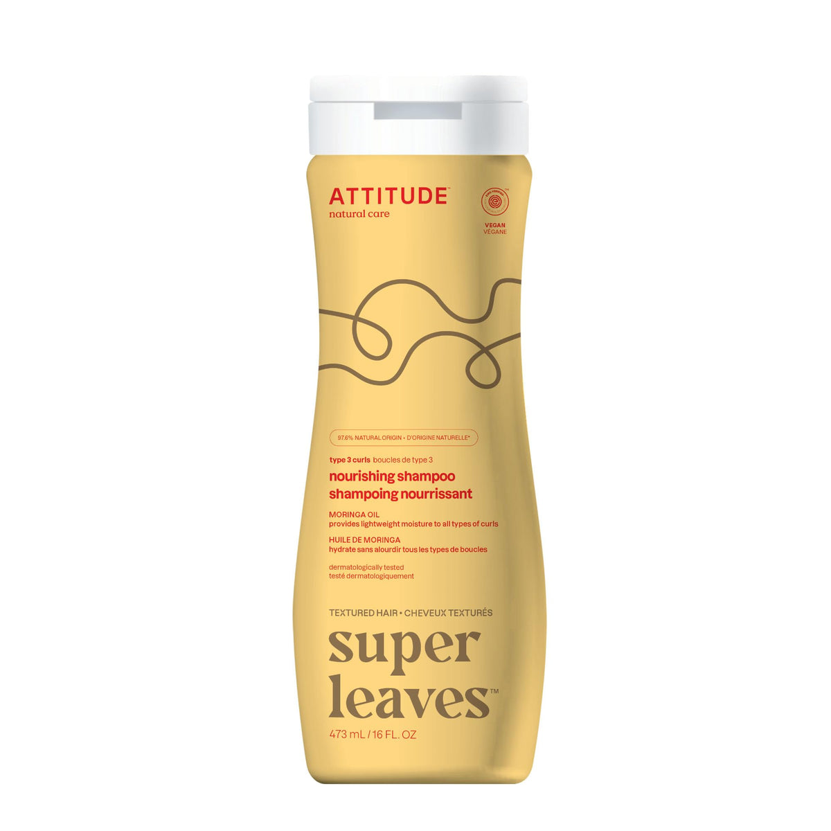 BIO SPECTRA ATTITUDE front bottle showing clean-label benefits