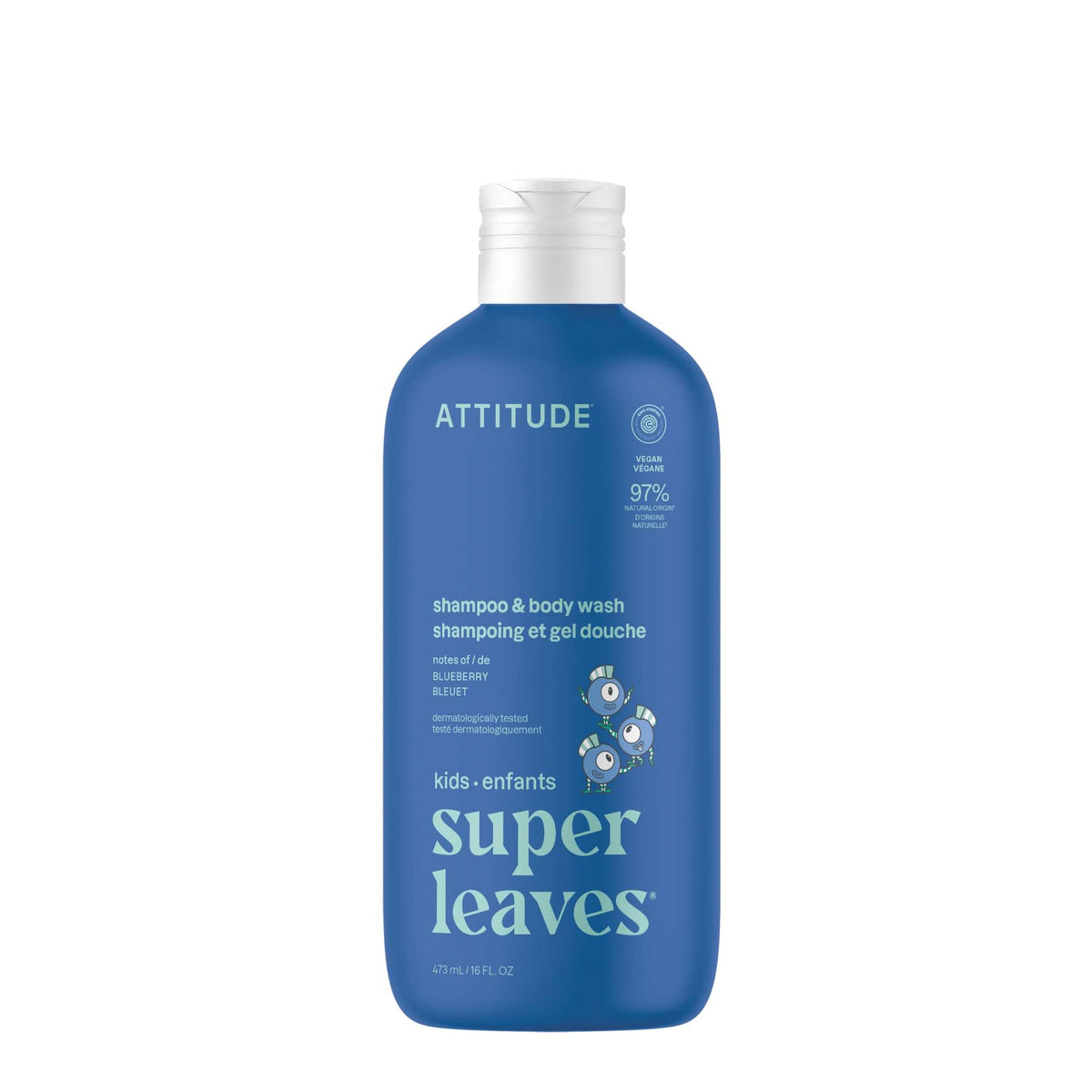BIO SPECTRA ATTITUDE front packaging showing blueberry scent and benefit