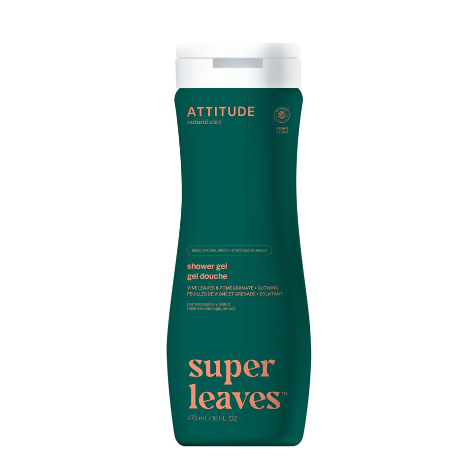 BIO SPECTRA ATTITUDE front packaging showing red vine leaves and 16 fl oz size, clear ingredient labeling benefit