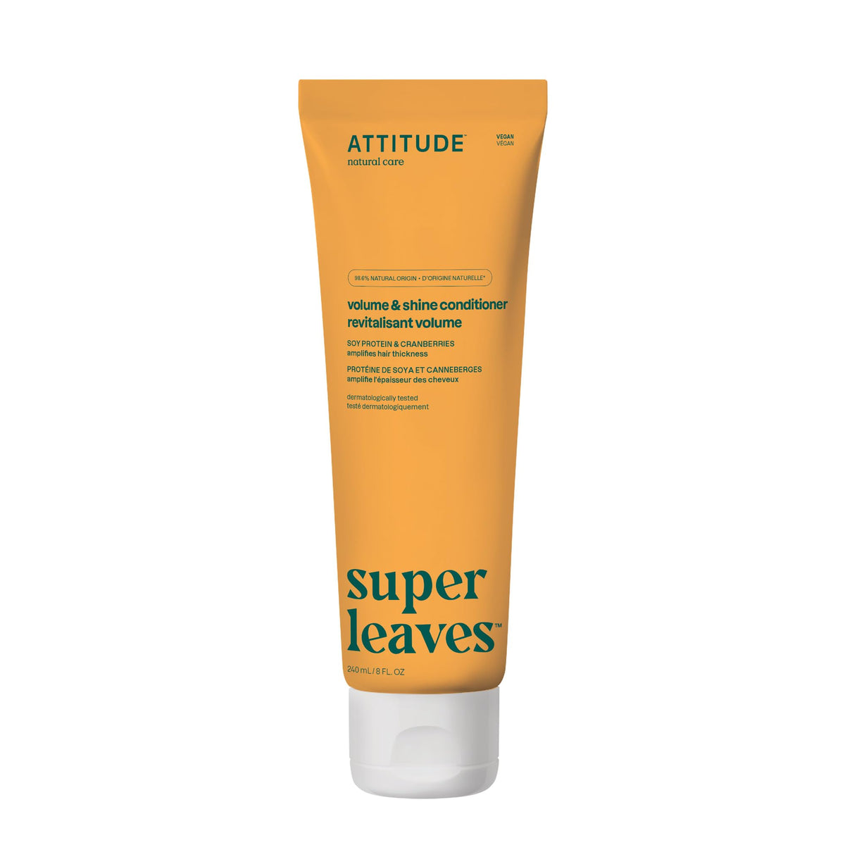 BIO SPECTRA ATTITUDE front packaging showing volume conditioner and benefits