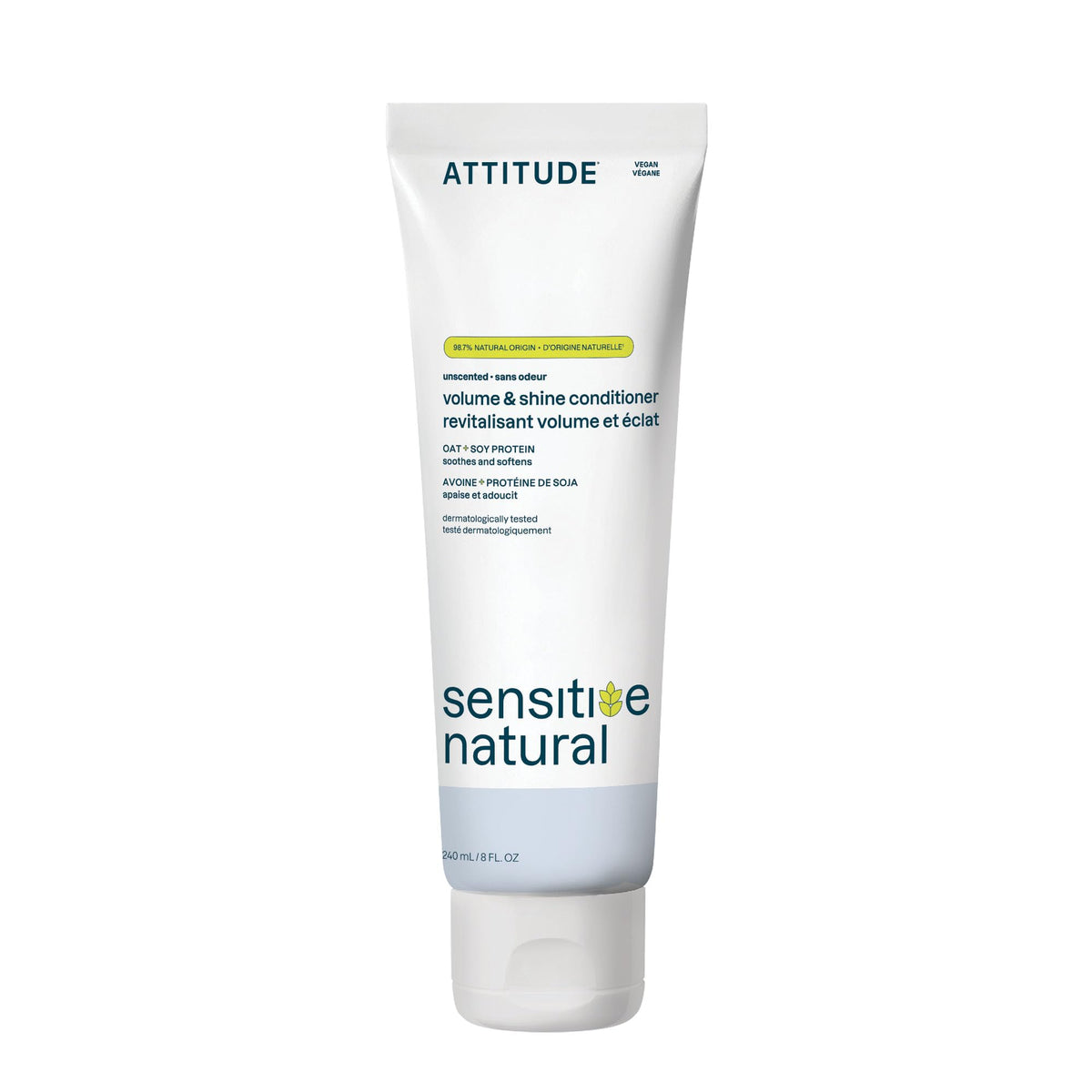 BIO SPECTRA ATTITUDE front bottle view showing clean packaging and gentle benefits