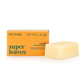BIO SPECTRA ATTITUDE front packaging showing bar and scent, highlights clean formulation benefits
