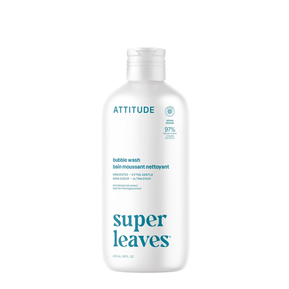 BIO SPECTRA ATTITUDE front packaging showing clean unscented bottle and benefit