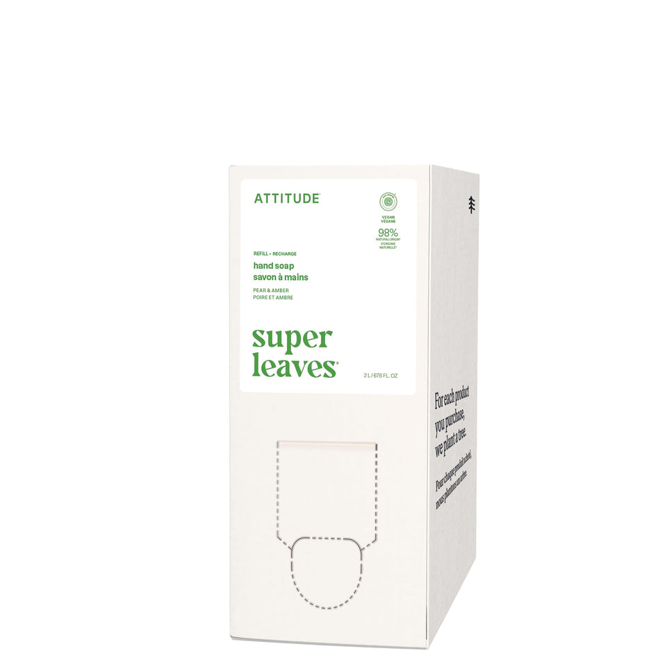 BIO SPECTRA ATTITUDE front pump bottle showing label and large size benefit