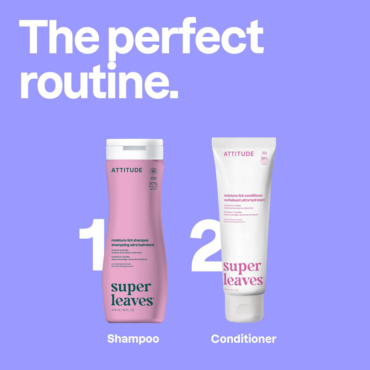 BIO SPECTRA ATTITUDE shampoo in a bathroom routine for daily use