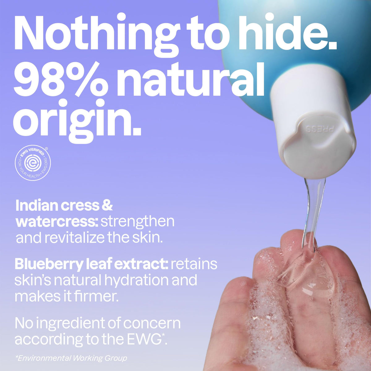 BIO SPECTRA ATTITUDE watercress extract close-up highlighting natural ingredients