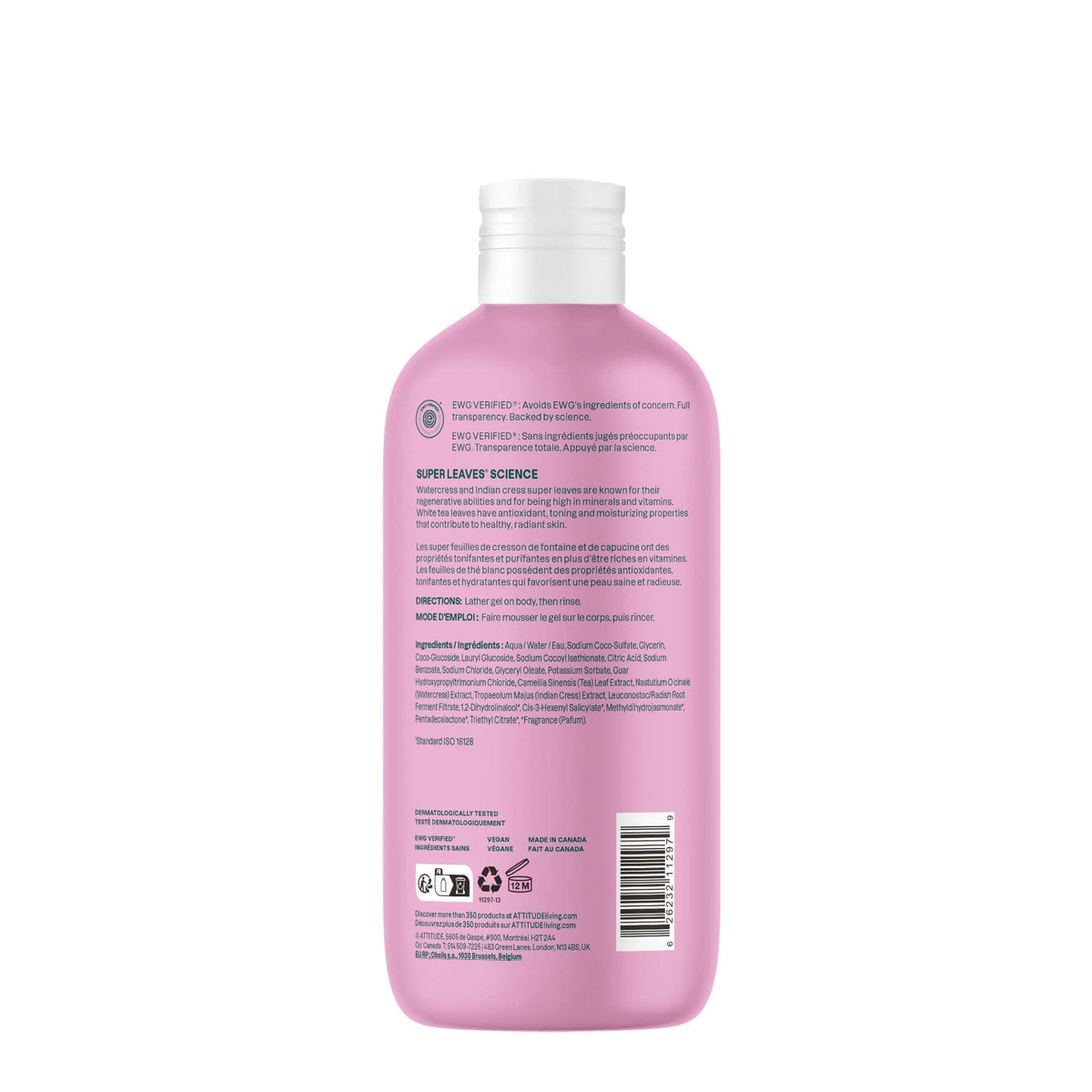 BIO SPECTRA ATTITUDE bottle staged in bathroom for everyday use