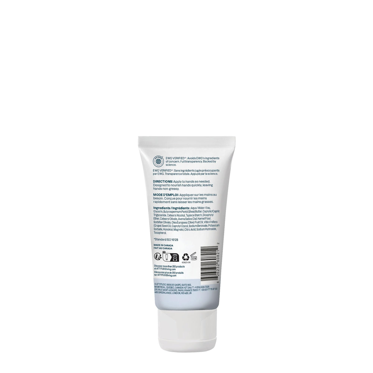 ATTITUDE hand cream on desk in lifestyle scene showing everyday comfort benefit