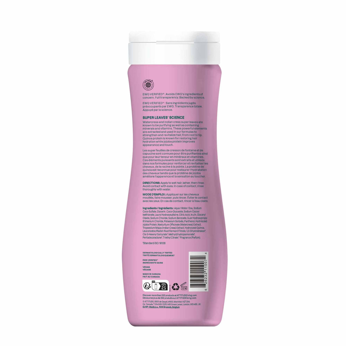 BIO SPECTRA ATTITUDE pear papaya coconut scent elements conveying freshness