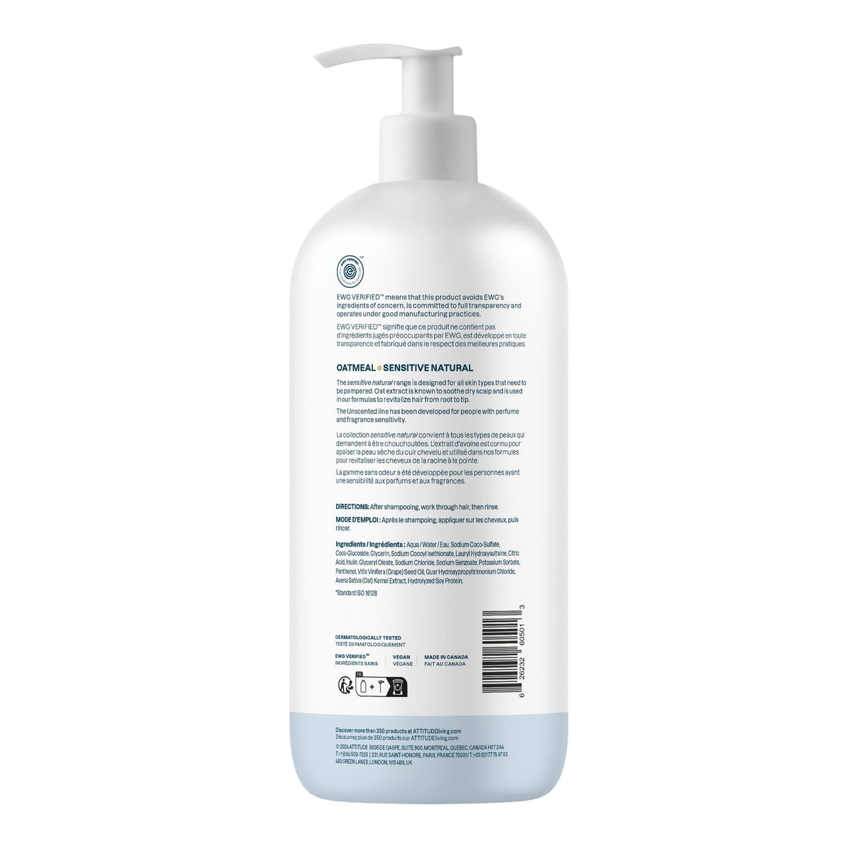 BIO SPECTRA ATTITUDE 32 oz bottle next to everyday items for scale