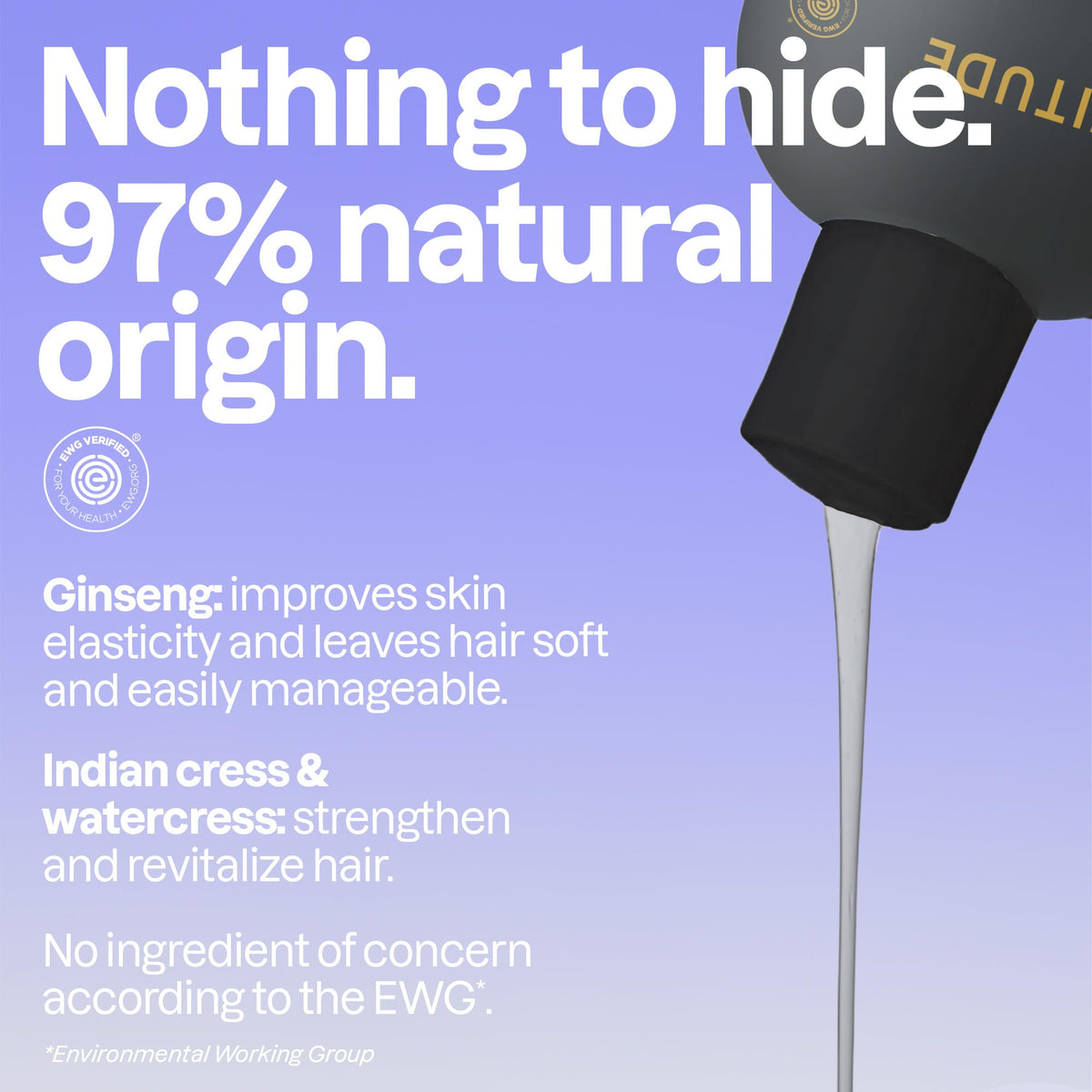 BIO SPECTRA ATTITUDE foamy texture demonstrating gentle cleansing