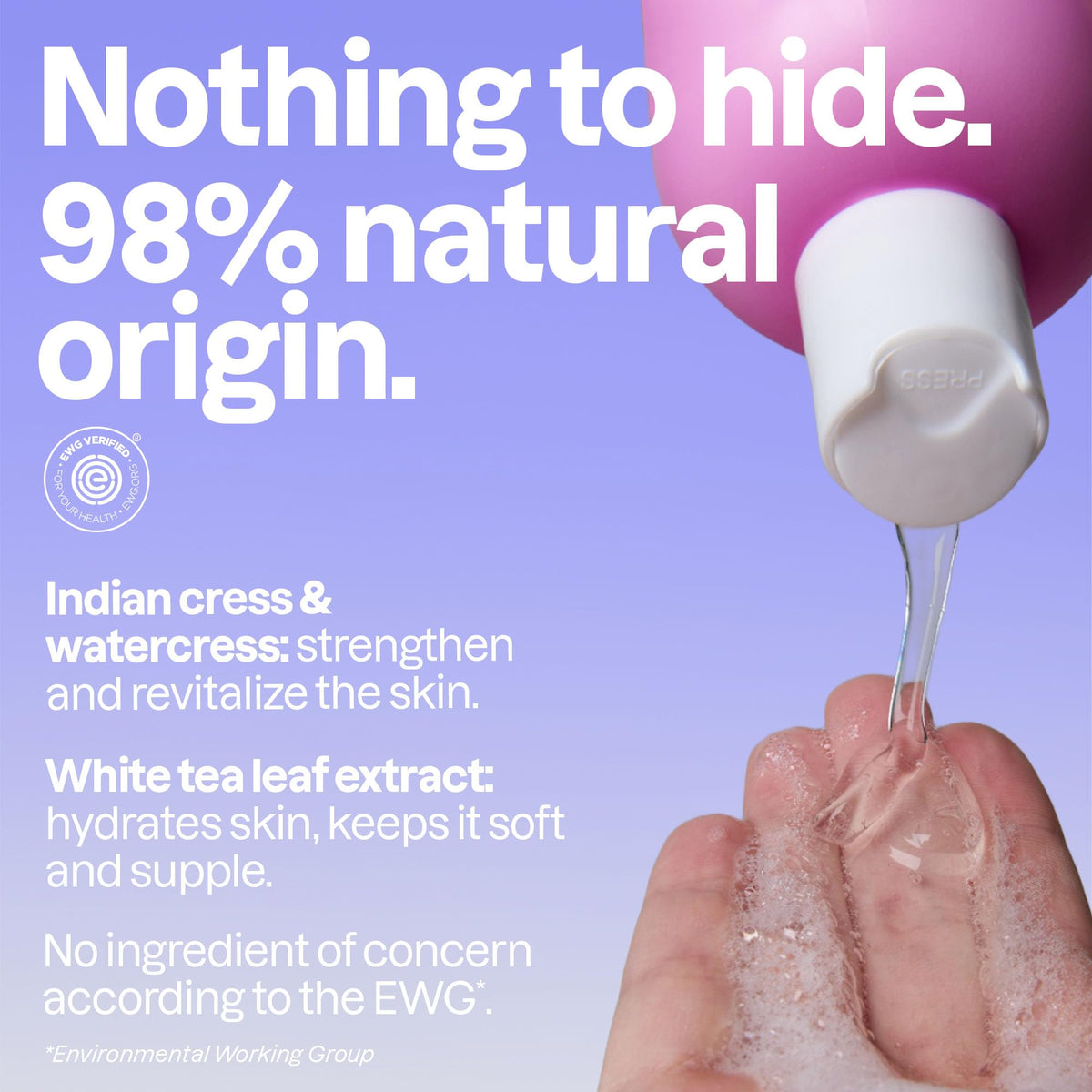 BIO SPECTRA ATTITUDE soft lather texture demonstrating gentle cleanse