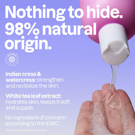BIO SPECTRA ATTITUDE soft lather texture demonstrating gentle cleanse