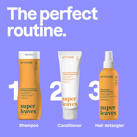 BIO SPECTRA ATTITUDE with matching conditioner showing complete routine benefit