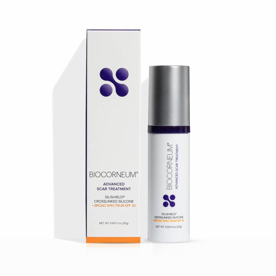 BIOCORNEUM front packaging showing product and size for easy identification and trust