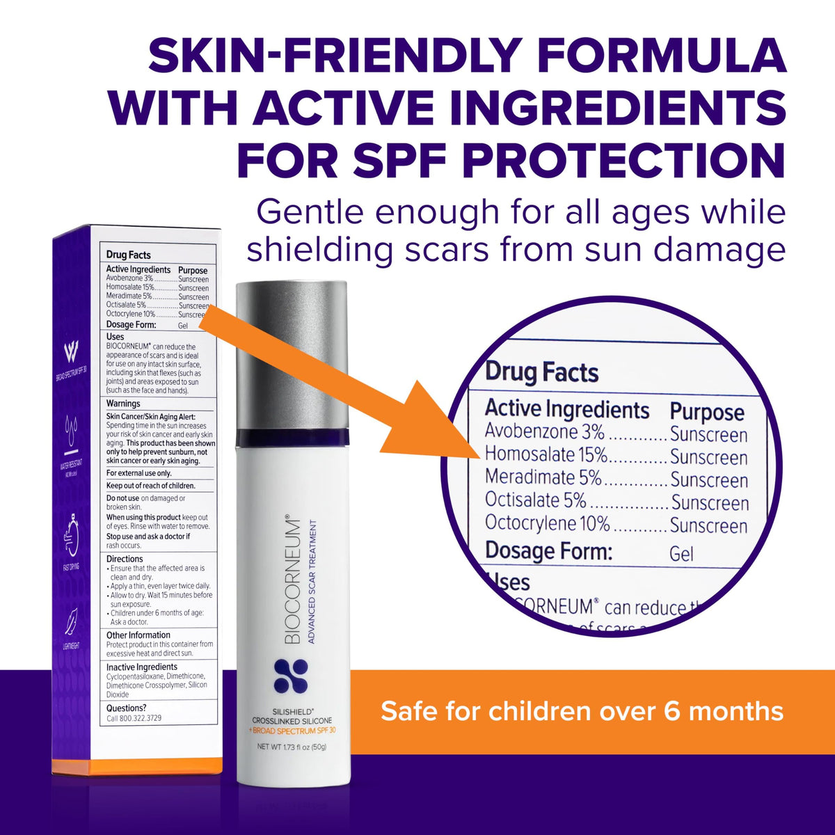 BIOCORNEUM Silishield® ingredient focus emphasizing advanced silicone barrier benefit