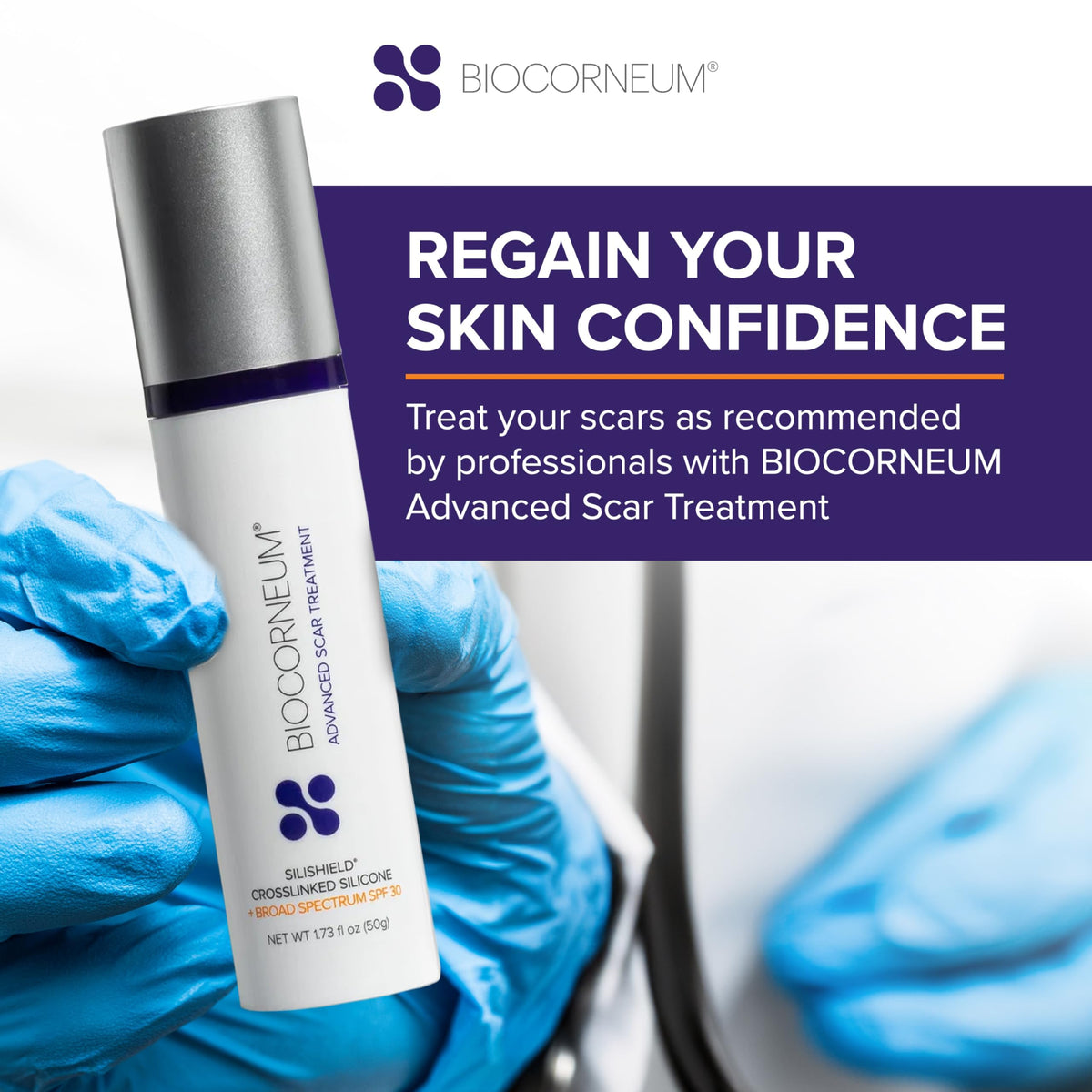 BIOCORNEUM in daytime lifestyle setting showing SPF 30 protection during outdoor use