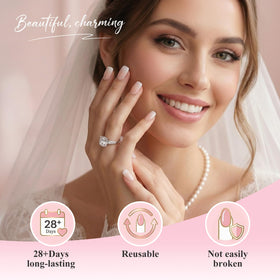 Bioday layout of 15 sizes demonstrating precise fit for all nails