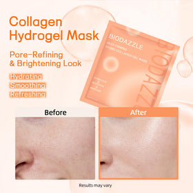 BIODAZZLE model wearing mask overnight for deep moisturization
