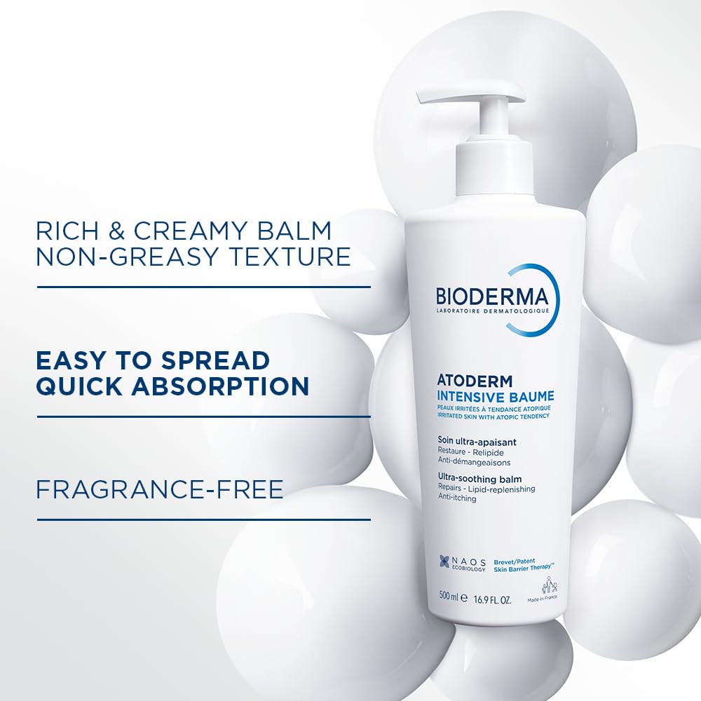 Lifestyle bathroom scene with Bioderma balm for daily skincare routine
