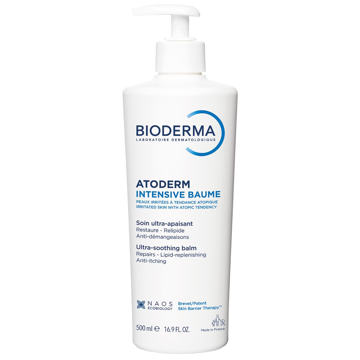 Bioderma product front packaging showing nourishing balm benefits