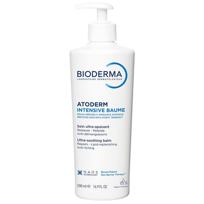 Bioderma product front packaging showing nourishing balm benefits