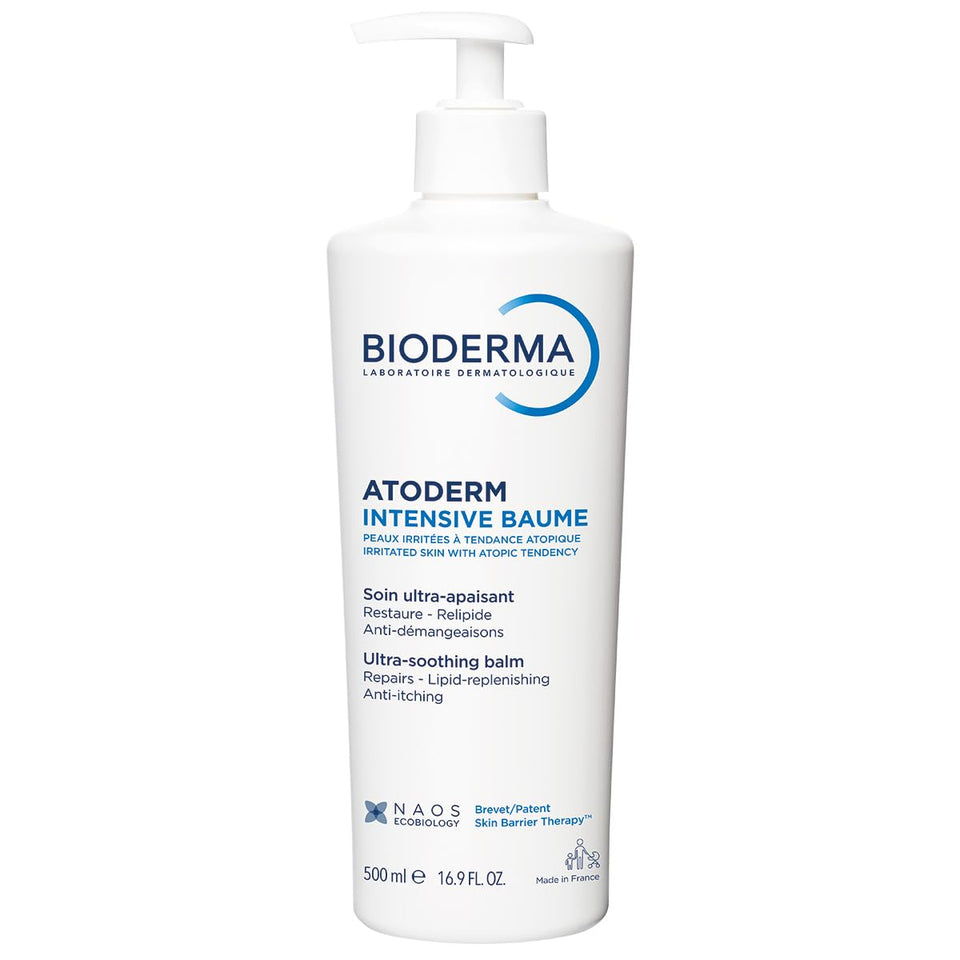 Bioderma product front packaging showing nourishing balm benefits