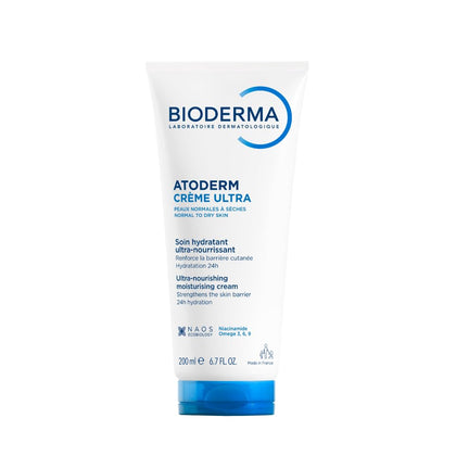 Bioderma Atoderm front packaging showing clear branding and product benefits