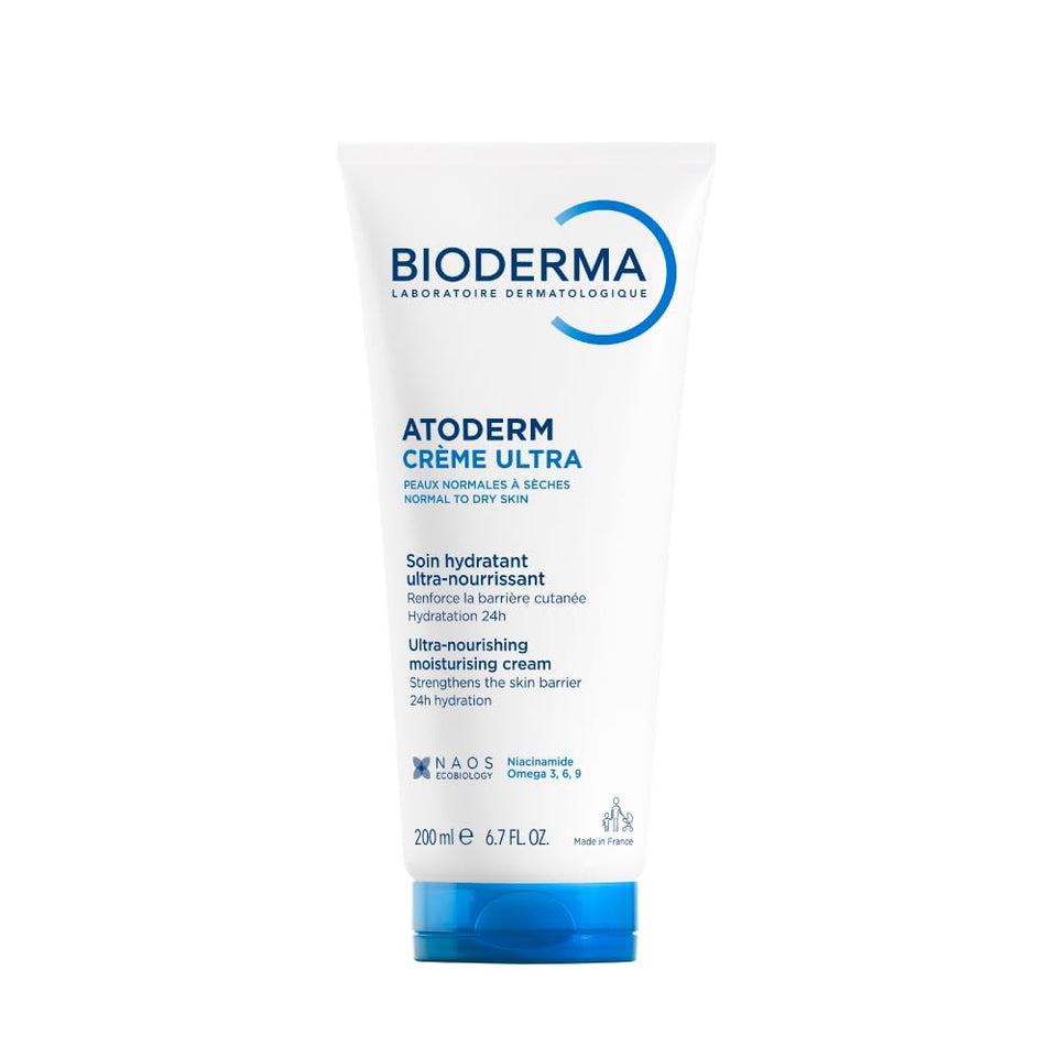 Bioderma Atoderm front packaging showing clear branding and product benefits