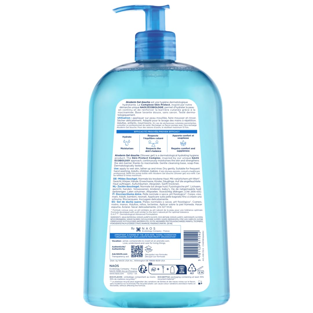 Close-up of Bioderma creamy foam texture that hydrates and soothes