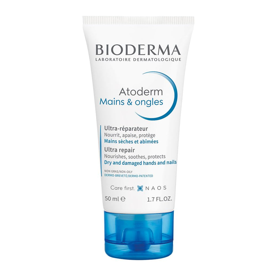 Bioderma Atoderm front tube showing compact travel size and benefits