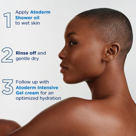 Bioderma gel-cream texture close-up illustrating light non-greasy feel