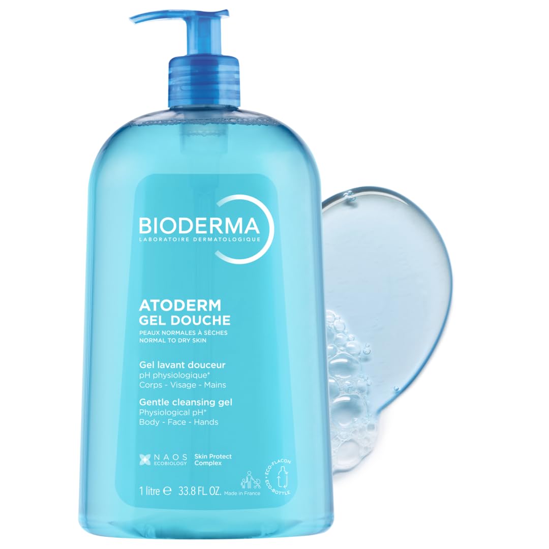 Bioderma pump dispensing creamy gel for controlled, mess-free use
